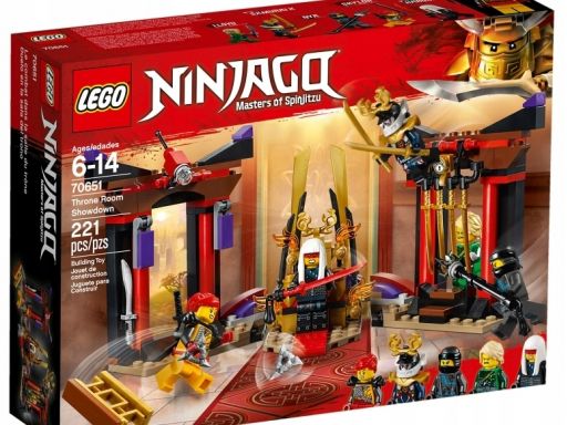 Lego ninjago sala tronowa 70651 bez figurek!