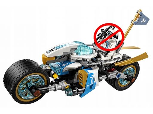Lego ninjago motocykl zane'a z zestawu 70639