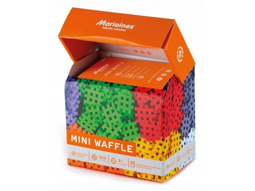 Marioinex klocki wafle mini, 300 szt, kreatywne