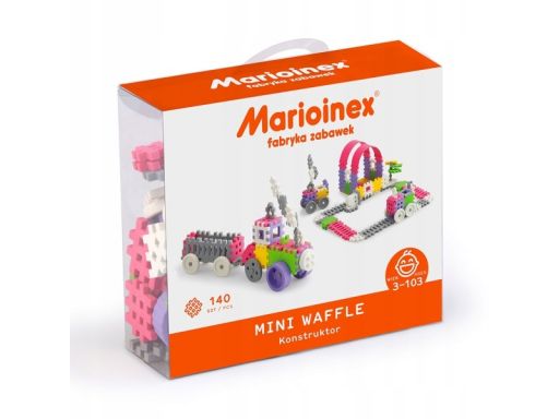 Marioinex wafle mini konstruktor, 140 szt, dziewcz