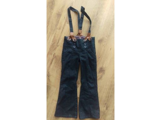 George r.122-128cm 7-8lat jeansy stan bdb szelki