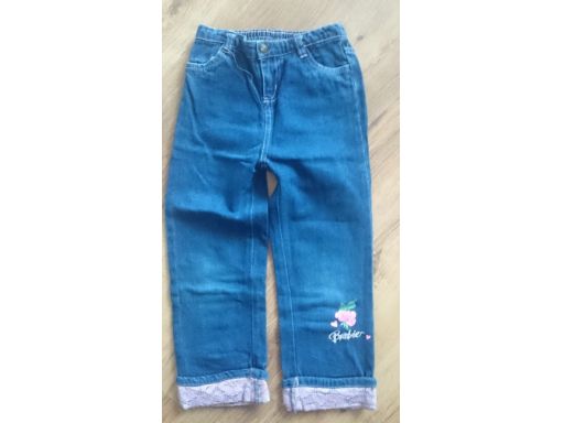 Barbie r.116cm 6lat spodnie bawełna stan bdb jeans