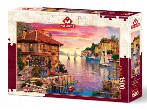 Puzzle 1500 port śródziemnomorski artpuzzle