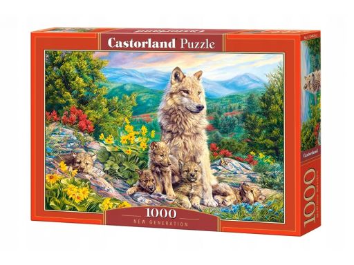 Puzzle 1000 new generation wilki castor