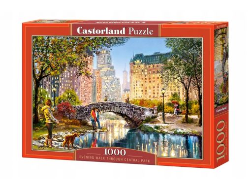 Puzzle 1000 evening walk through central park