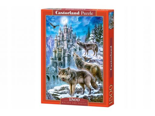 Puzzle 1500 wilki i zamek castor
