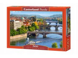 Puzzle 500 view of bridges in prague casto