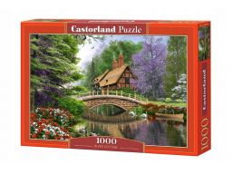 Puzzle 1000 chata nad rzeką castor