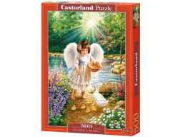 Puzzle 500 an angel's warmth anioł castor
