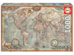 Puzzle 1000 świat mapa polityczna g3