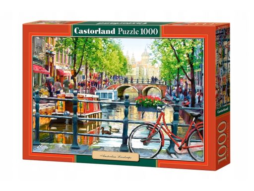 Puzzle 1000 amsterdam landscape castor