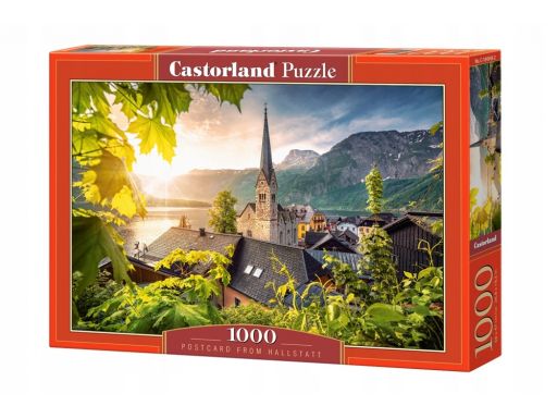 Puzzle 1000 pocztówka z hallstatt postcard castor