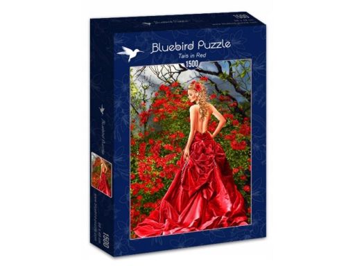 Puzzle 1500 piękność w czerwonej sukni bluebird
