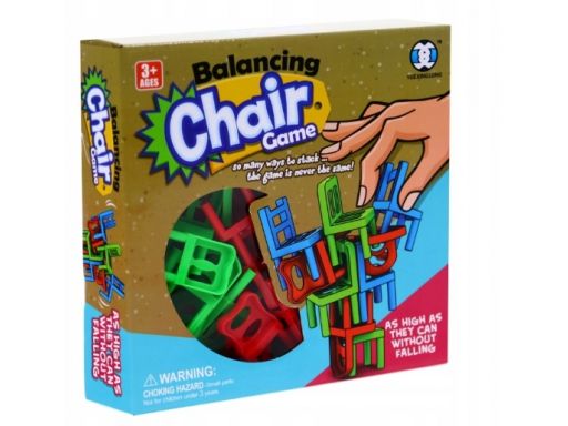 Gra zręcznościowa spadające krzesełka 36 elementów