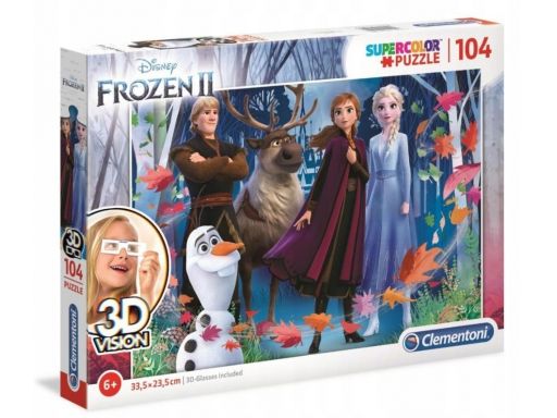 Puzzle 104 3d frozen 2