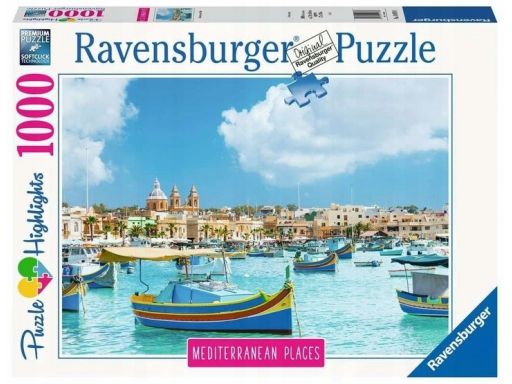 Puzzle 1000 śródziemnomorska malta ravensburger