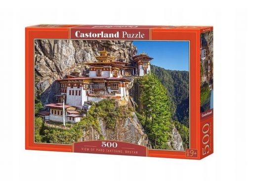 Puzzle 500 view of paro taktsang bhutan castor