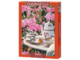 Puzzle 1000 breakfast time śniadanie kwiaty castor