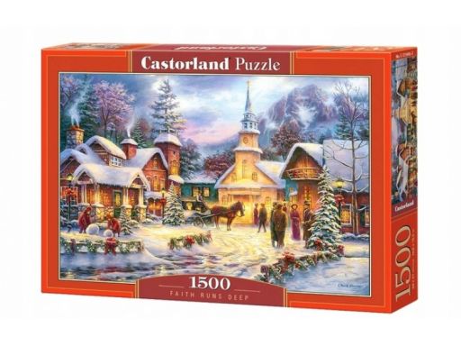 Puzzle 1500 faith runs deep zima miasteczko castor