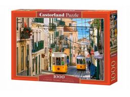 Puzzle 1000 lisbon trams portugal castor