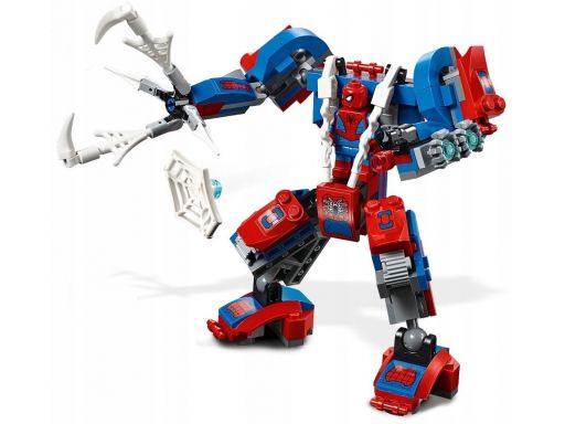 Lego marvel spiderman + mech z zestawu 76115