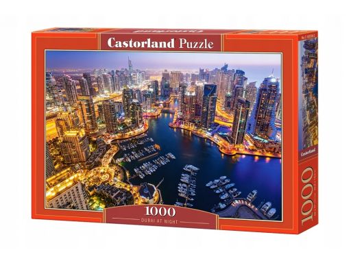 Puzzle 1000 dubai at night dubaj nocą castor