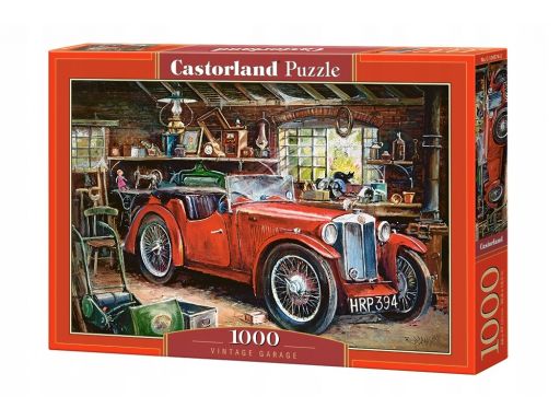 Puzzle 1000 vintage garage stary warsztat castor
