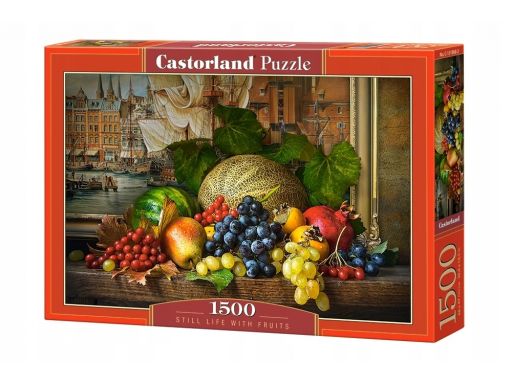 Puzzle 1500 still life with fruits owoce gdańsk