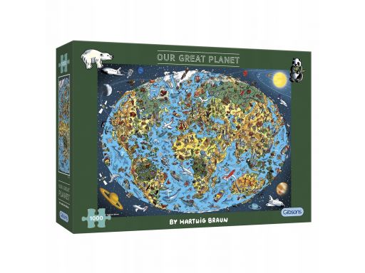 Puzzle 1000 nasza cudowna planeta gibsons