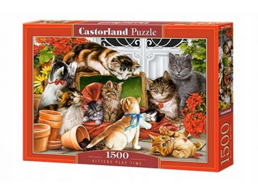 Puzzle 1500 kittens play time castor
