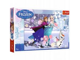 Puzzle 160 jazda na łyżwach frozen trefl