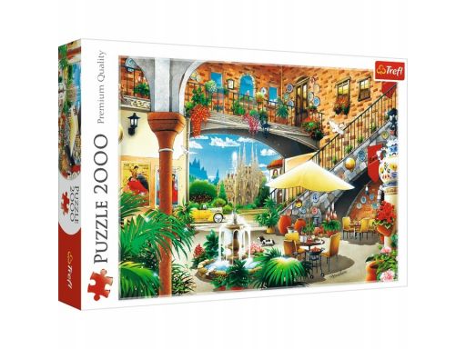 Puzzle 2000 widok na barcelonę trefl