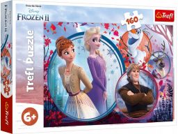 Puzzle 160 siostrzana przygoda frozen trefl