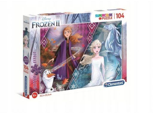 Puzzle 104 maxi super frozen 2 anna elsa olaf