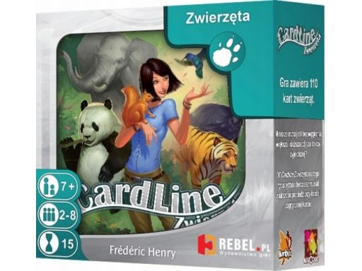 Rebel cardline zwierzęta gra edukacyjna karciana