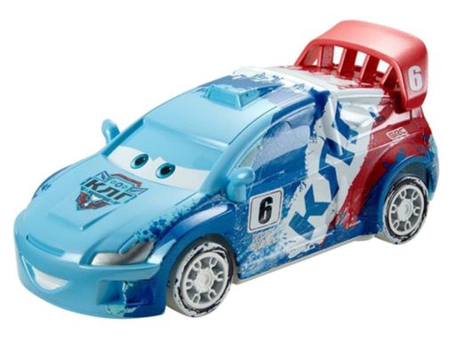 Mattel cars lodowy samochód raoul caroule wyścig