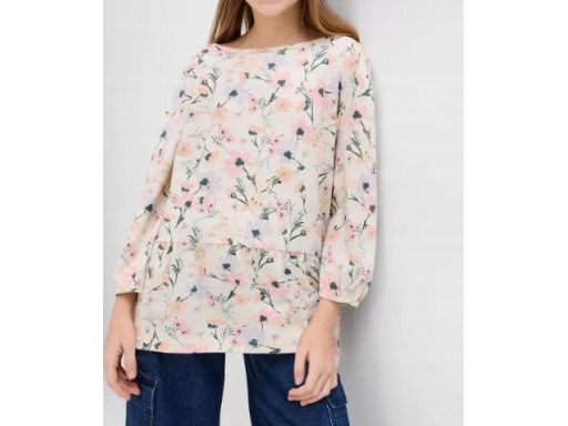 B.P.C bluzka dziewczęca tunika w kwiaty ^140/146