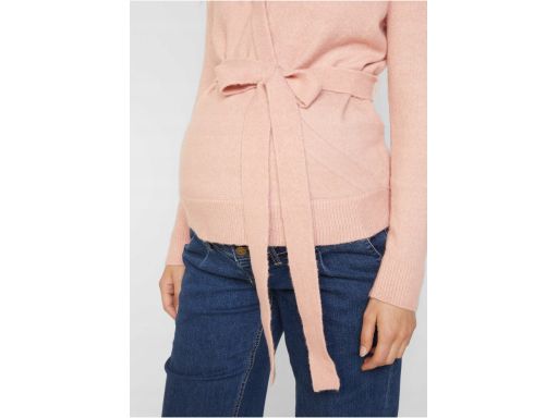 B.P.C sweter ciążowy i do karmienia różowy wiązany 44/46
