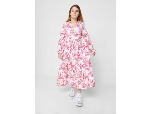 B.P.C sukienka młodzieżowa długa we wzory ^152/158