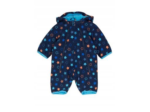 B.P.C kombinezon dziecięcy zimowy granatowy w gwiazdki 56.
