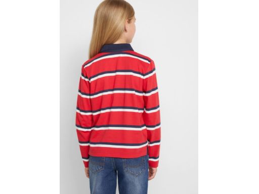 B.P.C dziewczęca bluzka polo w paski 140/146.