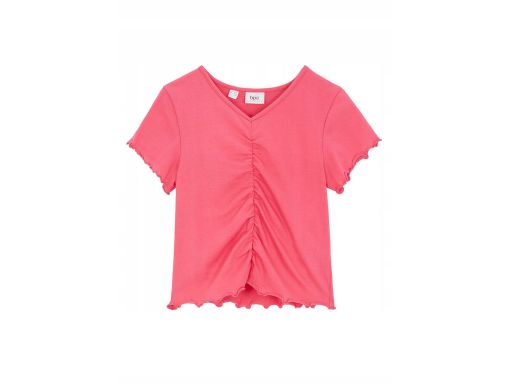 B.P.C dziewczęca bluzka marszczona różowa 176/182.