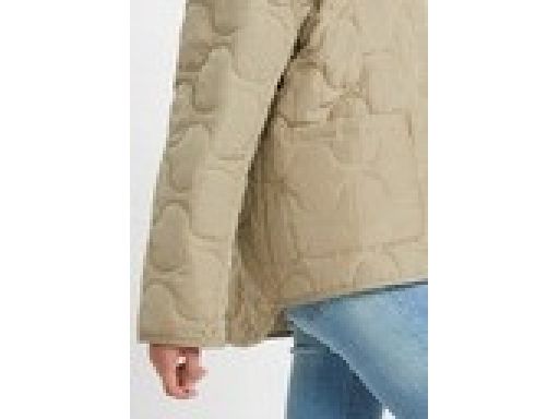 B.P.C dziecięca kurtka pikowana oliwkowo-beżowa r.128/134