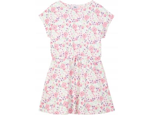 B.P.C sukienka dziewczęca w kwiatuszki 116/122.