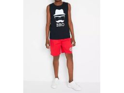 B.P.C komplet chłopięcy top i spodenki r.140/146