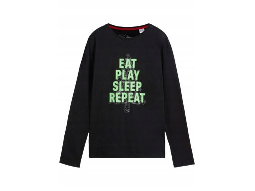 B.P.C chłopięca bluzka bawełniana z nadrukiem ^140/146