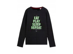 B.P.C chłopięca bluzka bawełniana z nadrukiem ^140/146