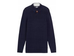 B.P.C sweter młodzieżowy ze stójką granatowy ^176/182