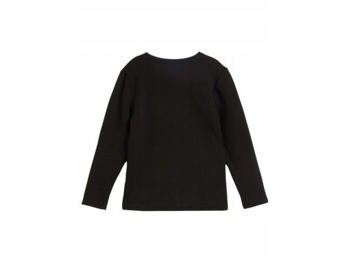 B.P.C bluzka czarna chłopięca ocieplana 116/122.