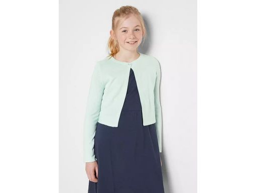 B.P.C sweterek bolerko miętowe ^152/158